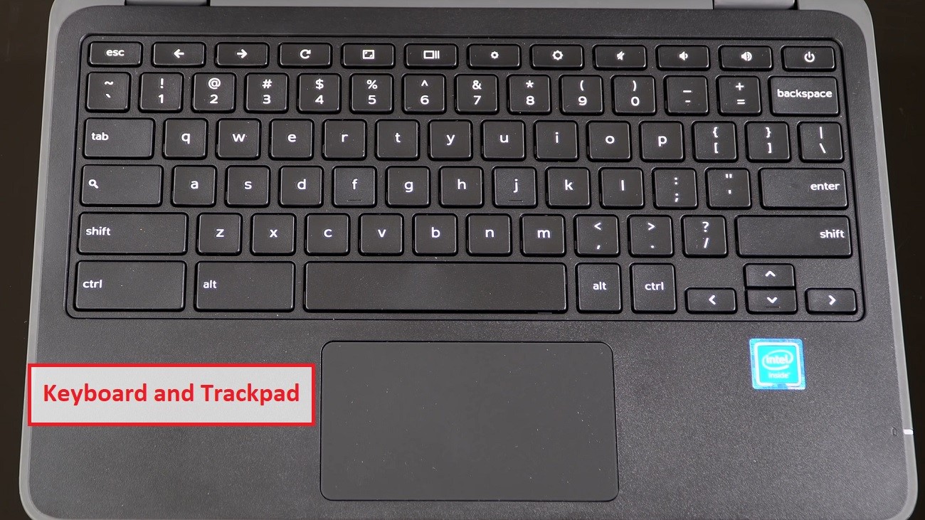 Dell Inspiron C3181 Chromebook Keyboard and Trackpad