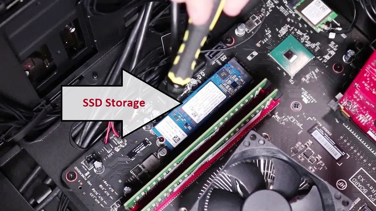 HP Omen 30L Gaming Desktop SSD Storage