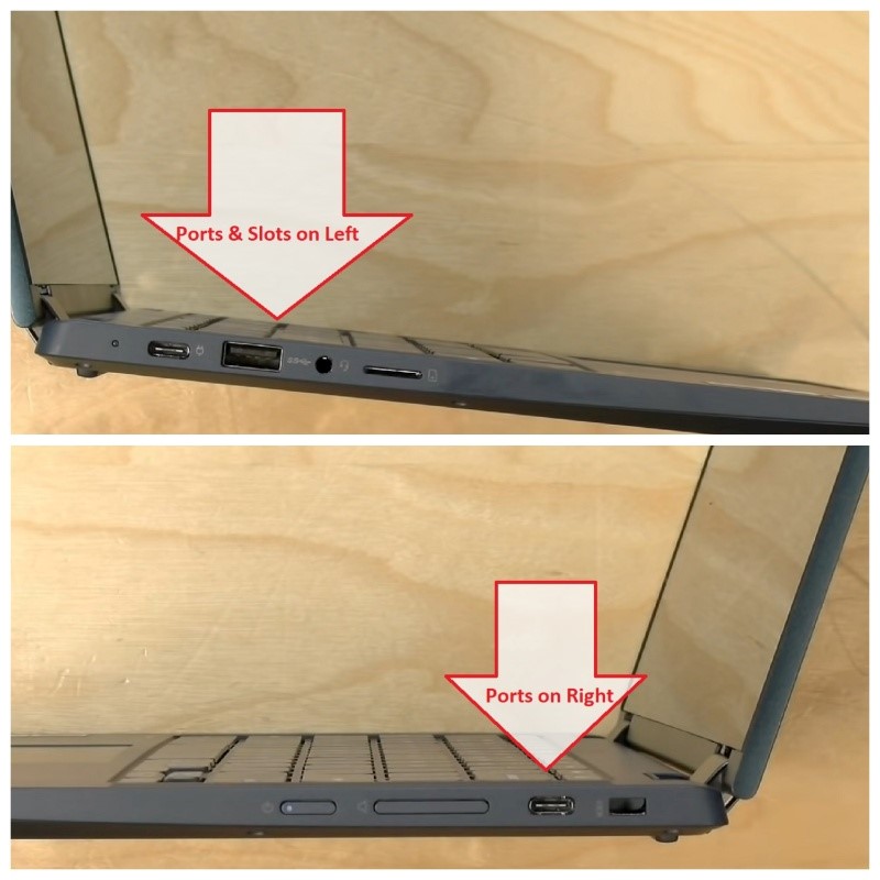 Lenovo Chromebook Flex 5 ports