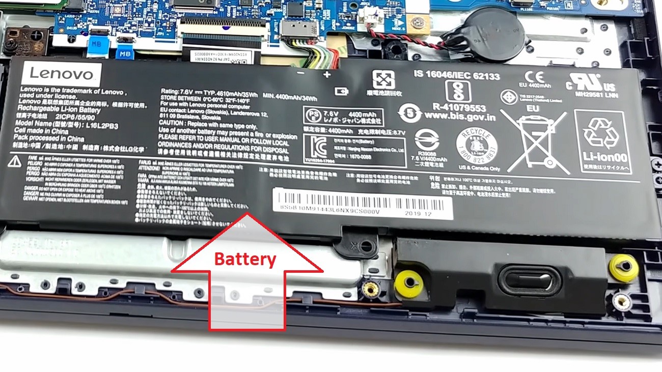 Lenovo IdeaPad 3 Battery
