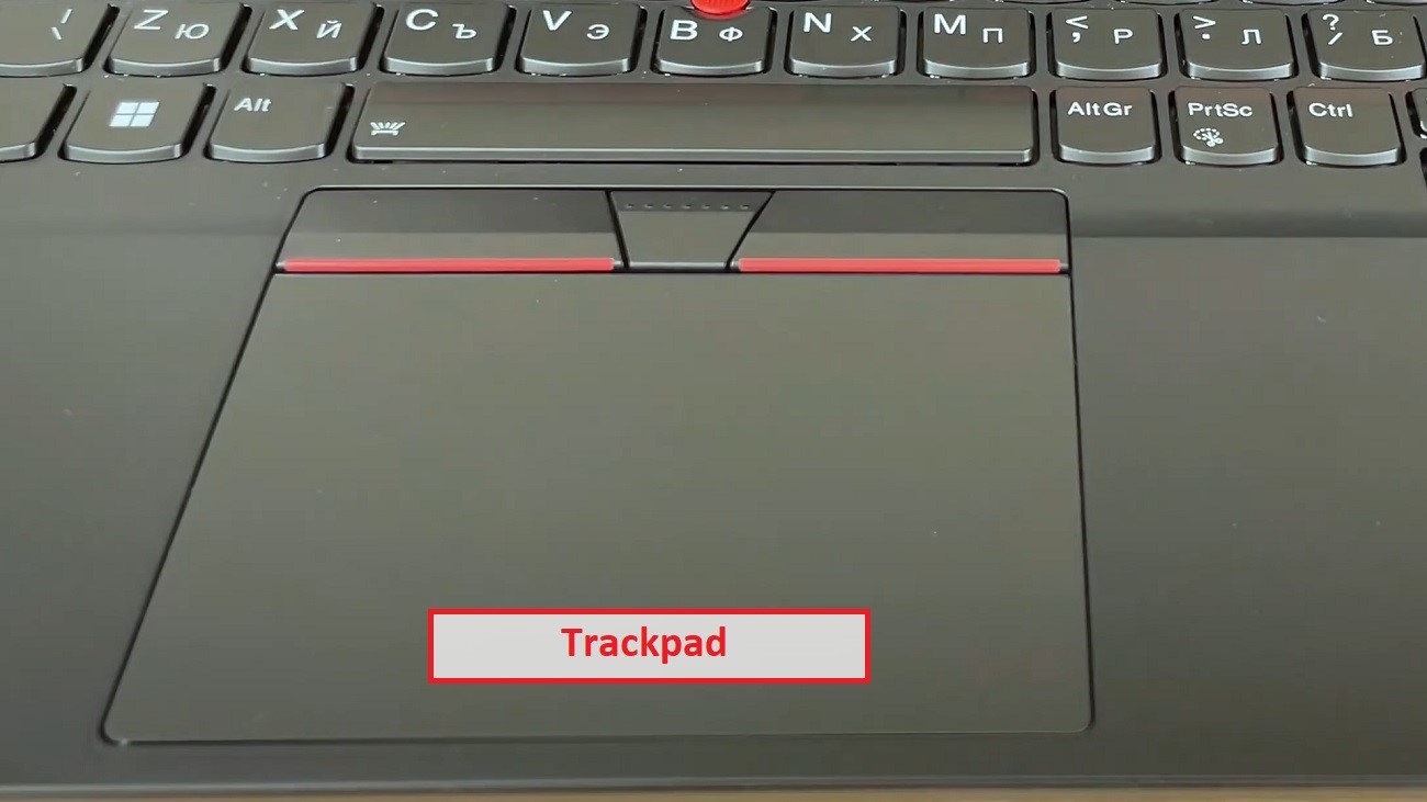 Lenovo ThinkPad E15 Laptop Trackpad