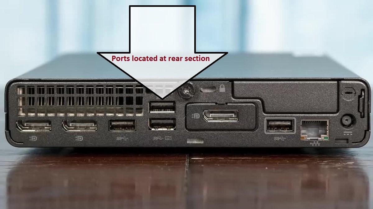 HP EliteDesk 800 G6 Desktop Rear Ports