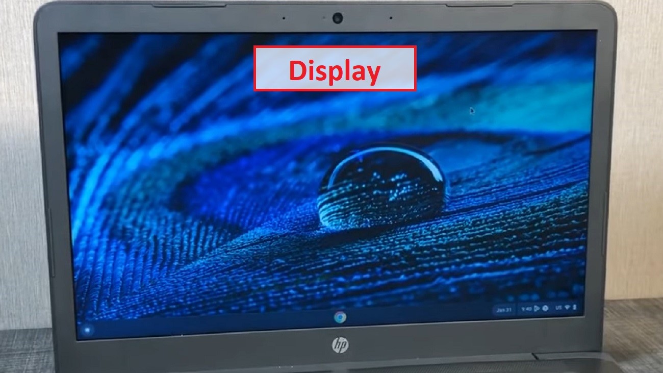 HP Chromebook 14 ca050nr Display
