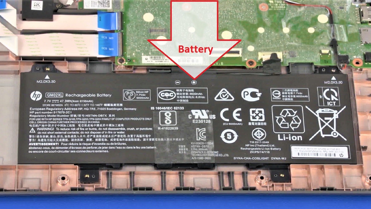HP Chromebook 14 ca050nr Battery