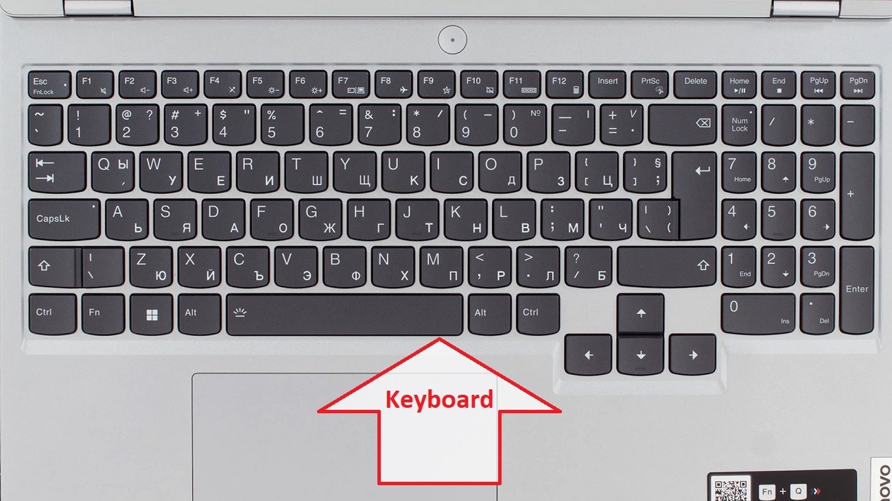 Lenovo Legion 5 Gaming Laptop Keyboard