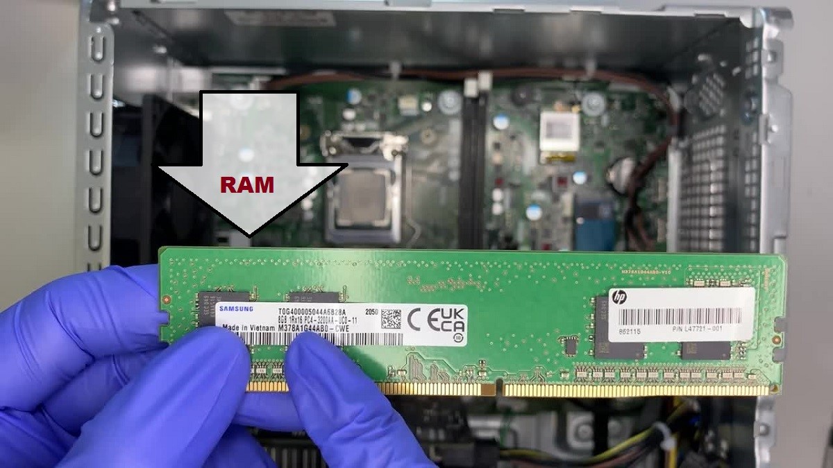 RAM in HP Pavilion TG01 Gaming Desktop