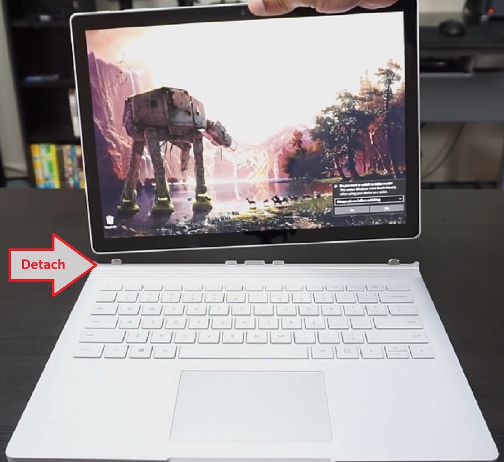 Microsoft Surface Book 2 in 1 Laptop