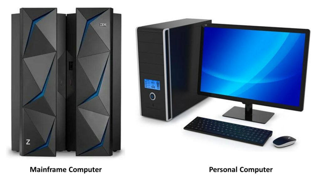 Mainframe Computer vs Personal Computer