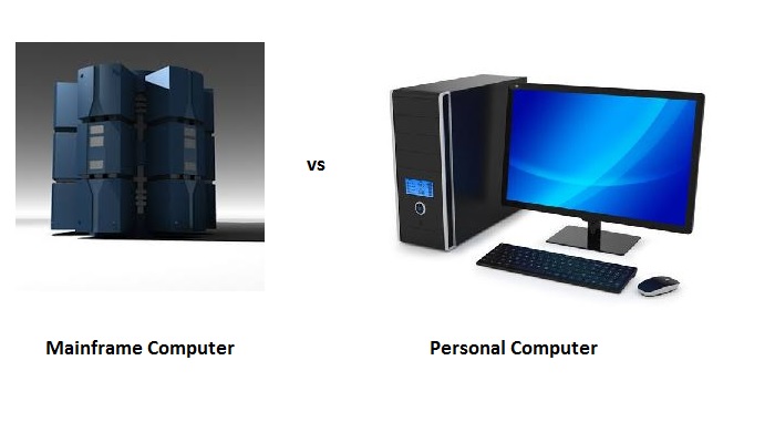 Mainframe Computer and Personal Computer