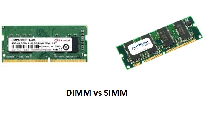 DIMM vs SIMM