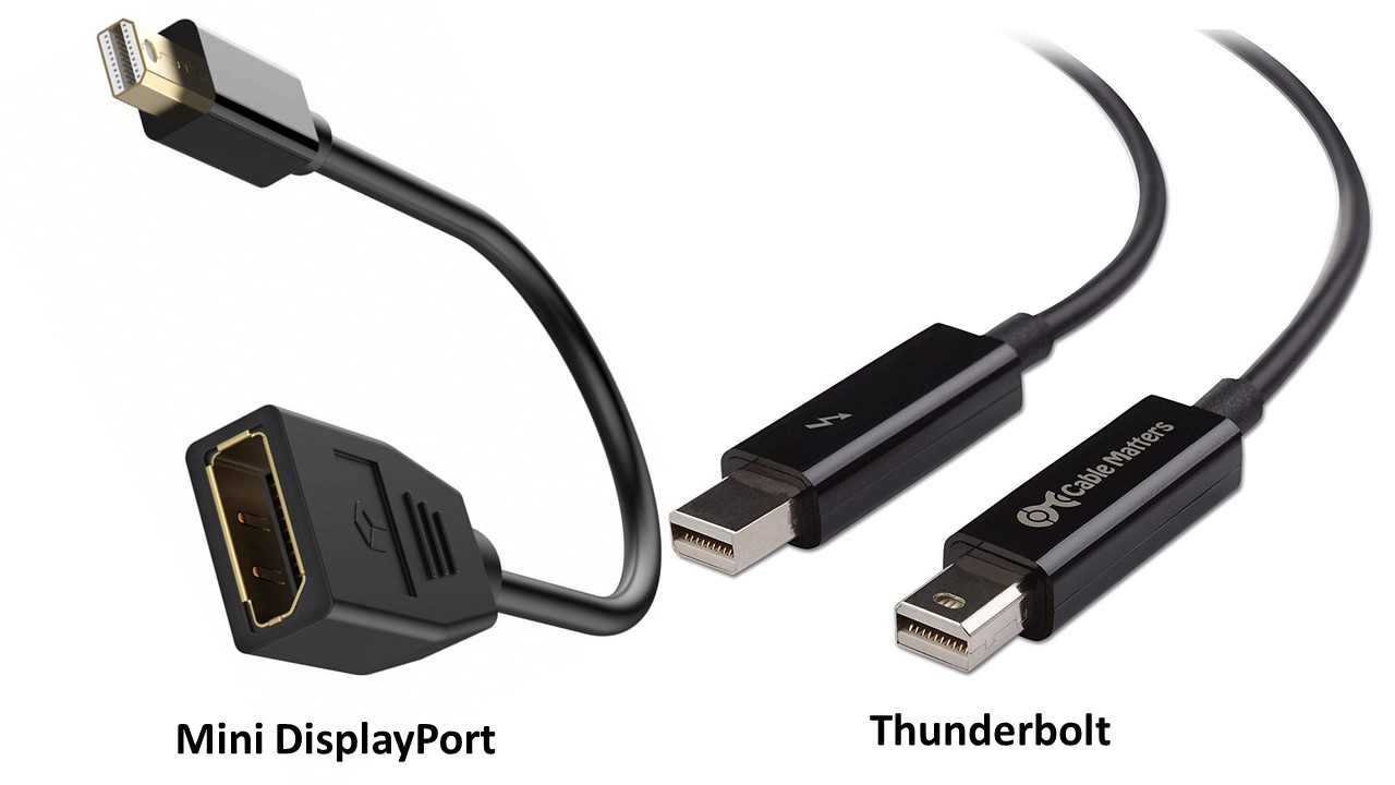 Differences Between Mini DisplayPort and Thunderbolt