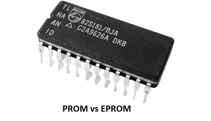 Differences Between PROM and EPROM