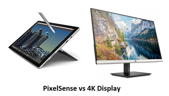 PixelSense vs 4K Display
