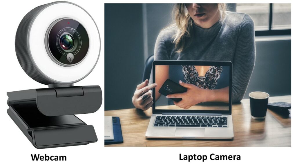 Differences Webcam and Laptop Camera