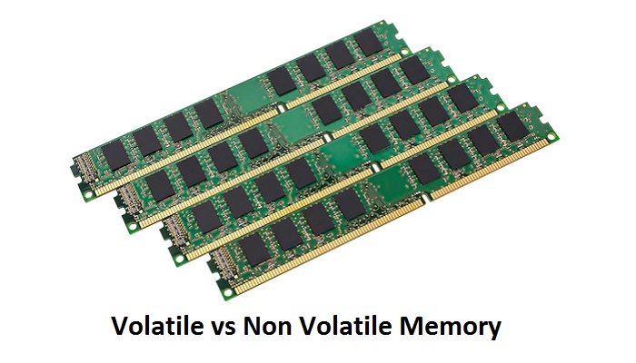 Volatile vs Non Volatile Memory