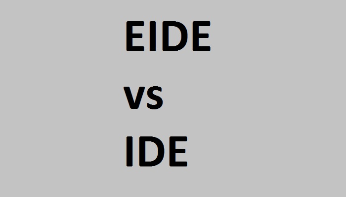Differences Between EIDE and IDE