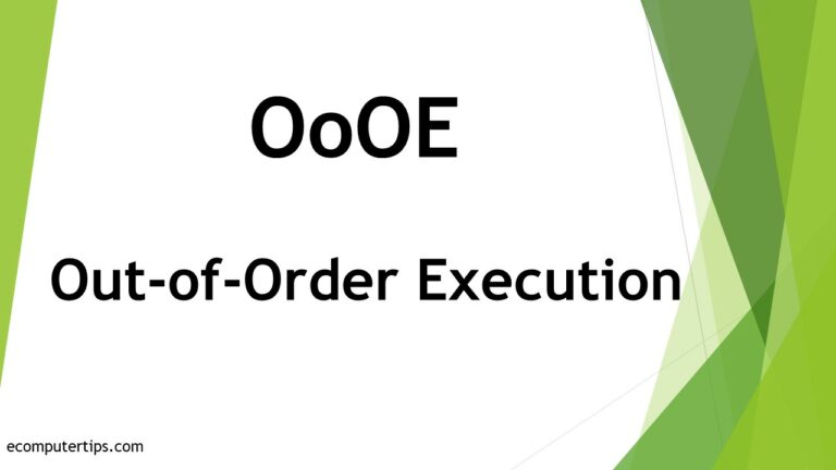 What is Out-of-Order Execution