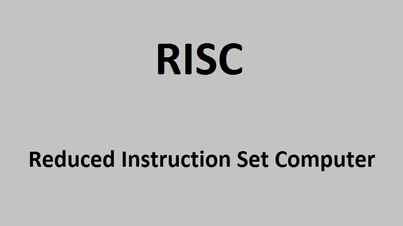 What is RISC