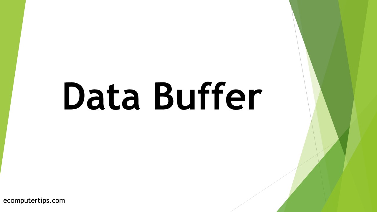 What is Data Buffer