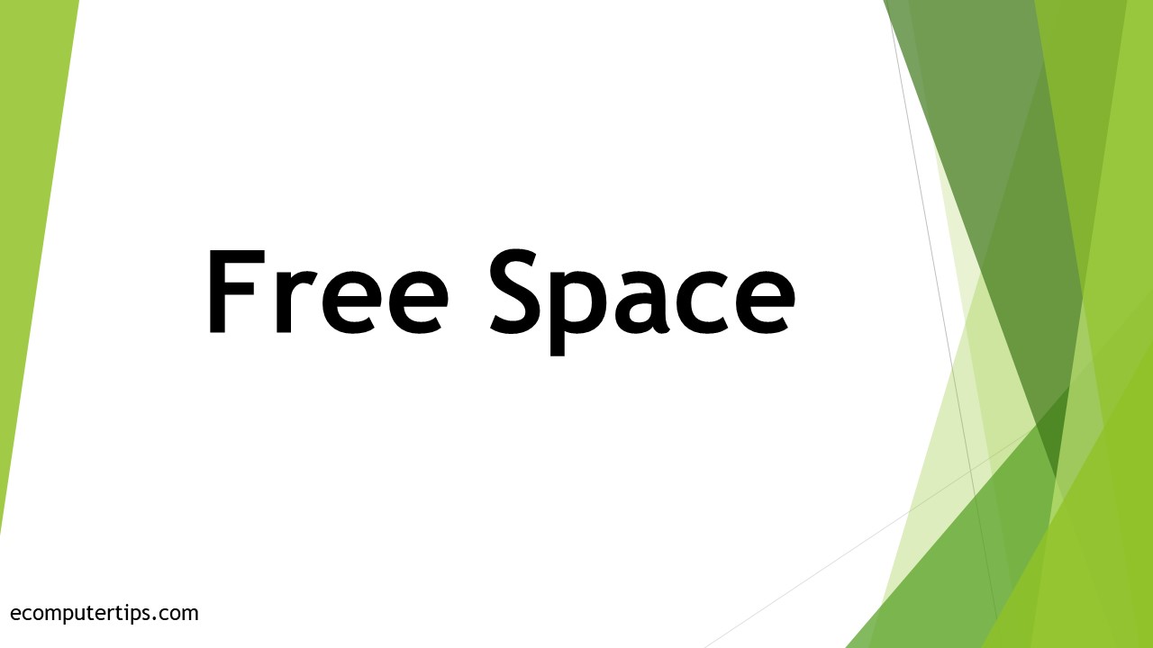 What is Free Space