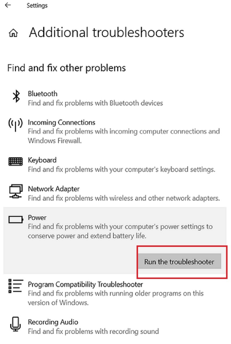 Fix PC Not Shutting Down Step 11