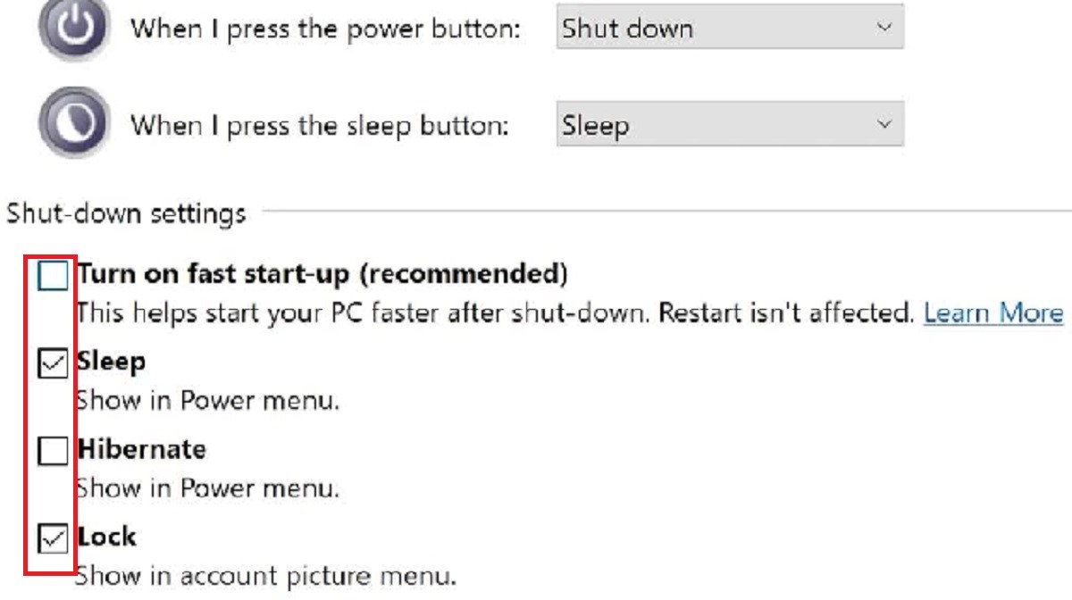 Fix PC Not Shutting Down Step 5