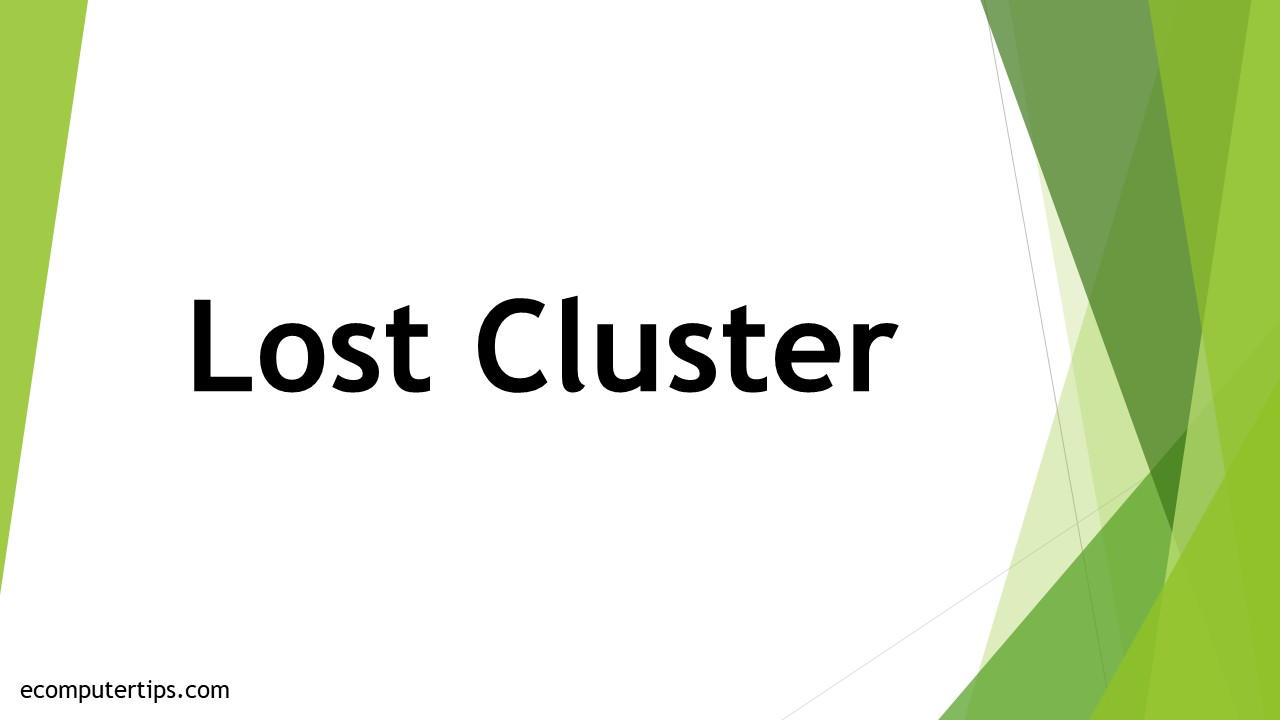 What is Lost Cluster