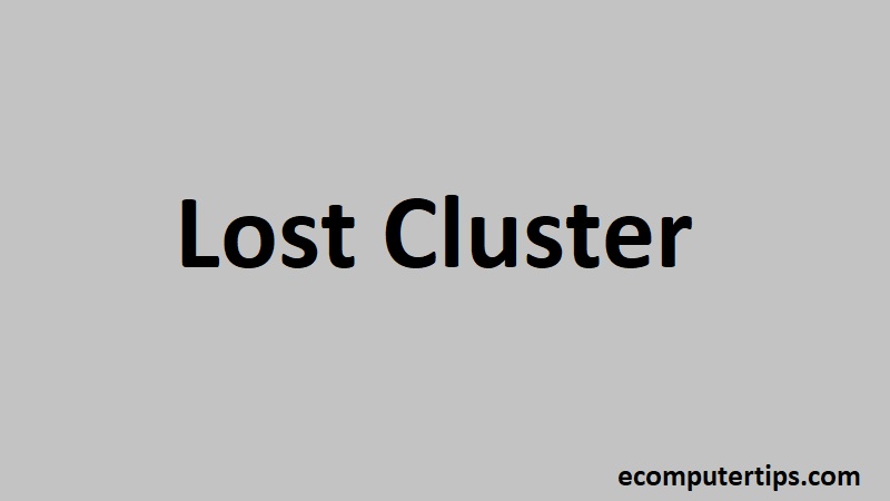 What is Lost Cluster