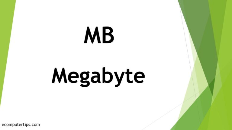 What is Megabyte (MB)