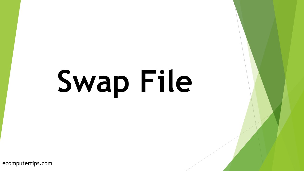 What is Swap File