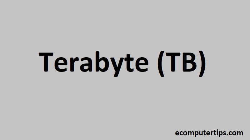 What is Terabyte