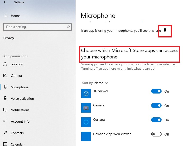 Choose which Microsoft Store apps can access your microphone