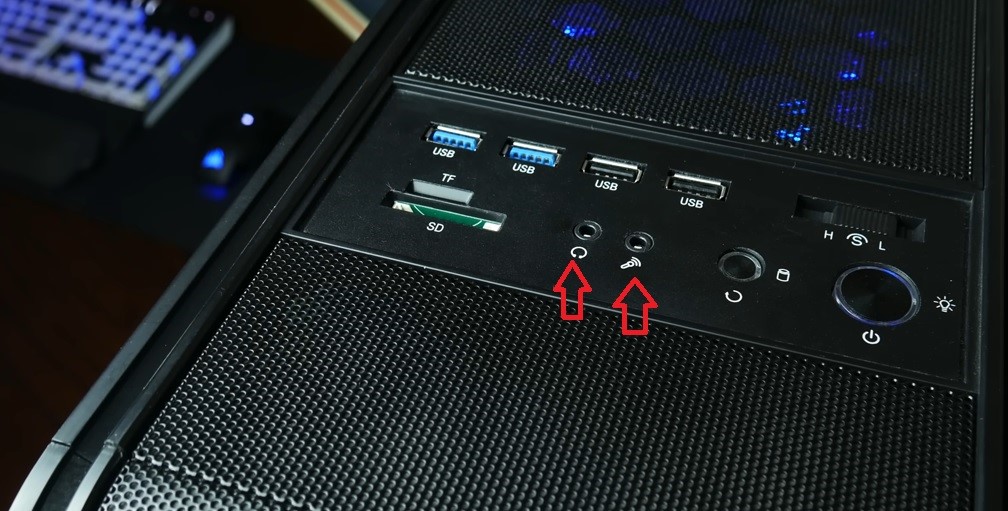 front panel audio connectors
