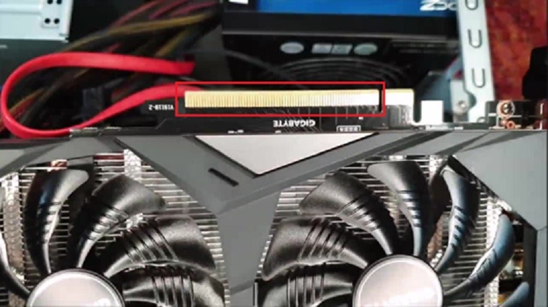 Check and clean the GPU connector