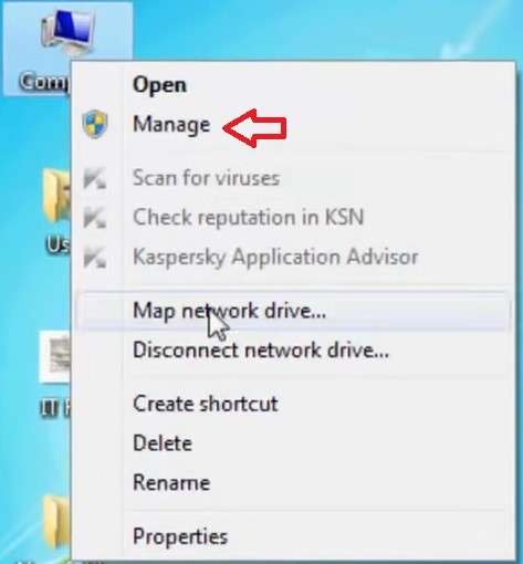 Using Disk Management to give the drive a new letter