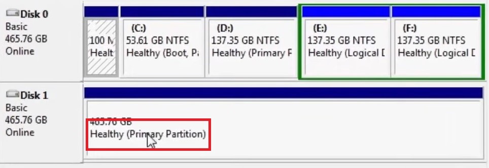 Healthy (Primary Partition)