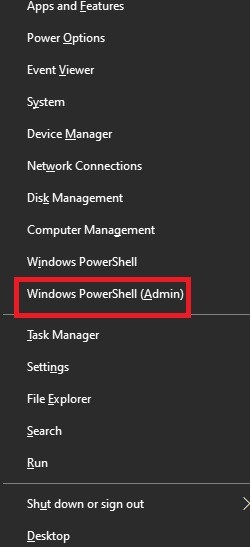 Select Windows PowerShell