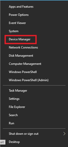 Select Device Manager