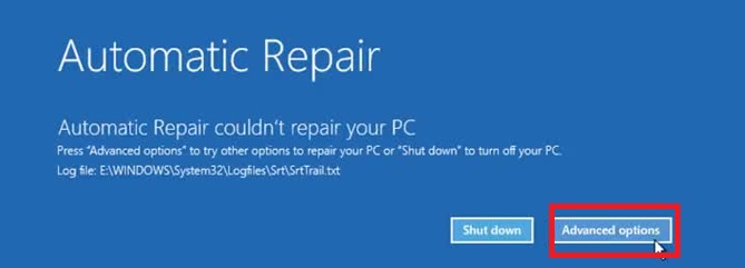 Automatic Repair Screen