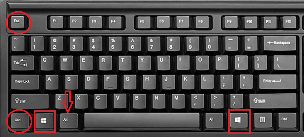 Different shortcut keys on Keyboard