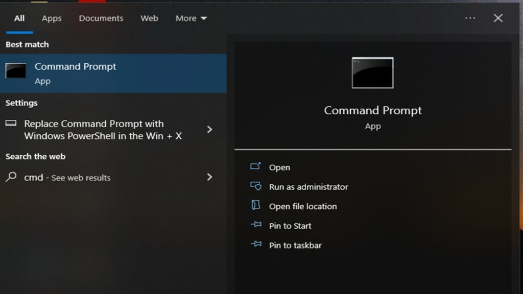 Windows Command Prompt commands