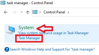 Click on the Task Manager option