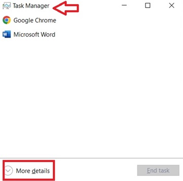 open Task Manager