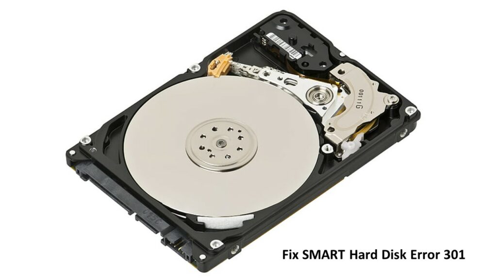 Fix SMART Hard Disk Error 301