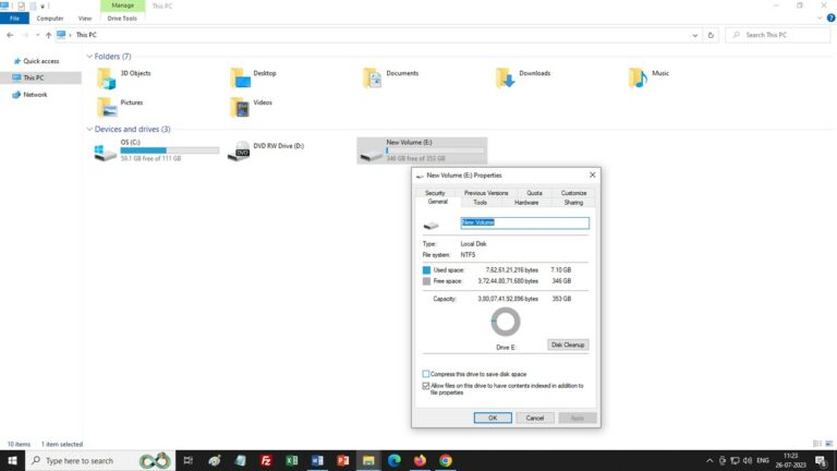 Fix Windows 10 Showing Wrong Hard Disk Free Space