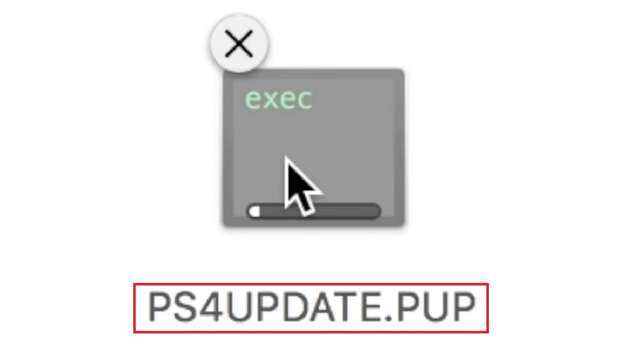 Naming the file ‘PS4UPDATE.PUP’