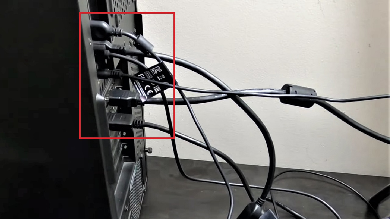 Unplugging all the cables from the back of your PC