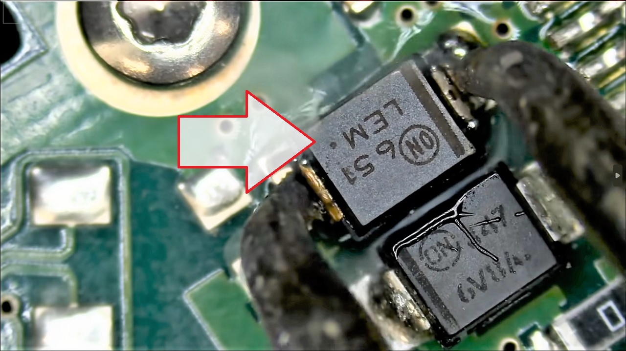 Replacing the diode