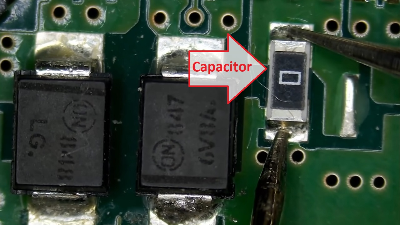 Checking the capacitor