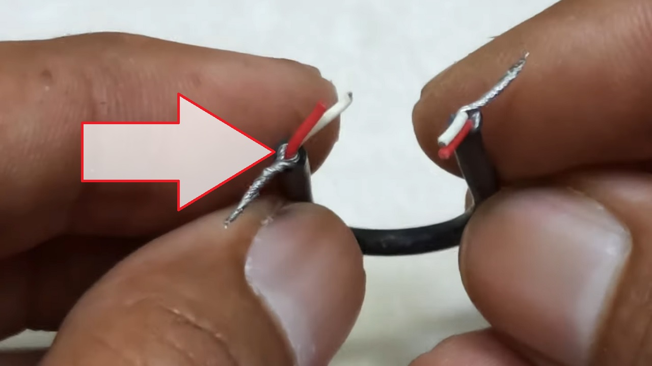 Taking a new wire to connect